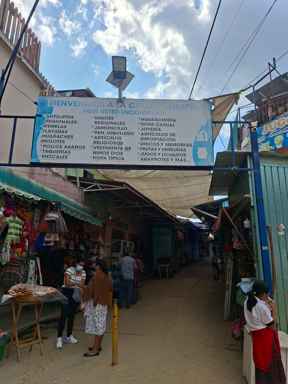 Pasillos del mercado