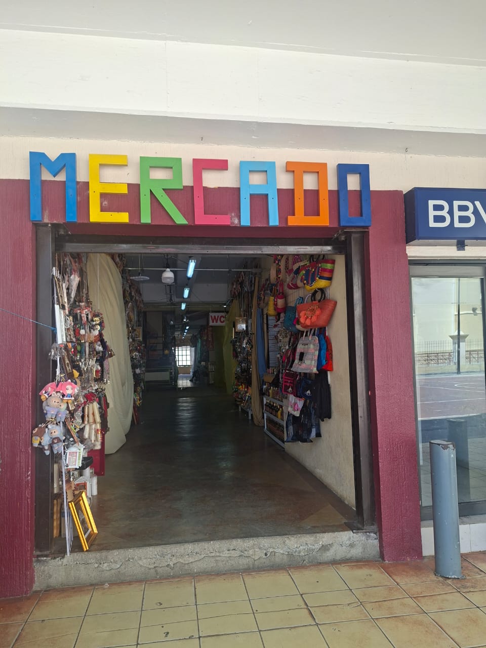Pasillos del mercado